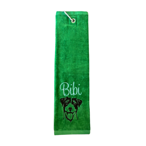 Pfotenhandtuch bestickt mit Hunderassen Motiv und Name (40x50cm) – Bild 16