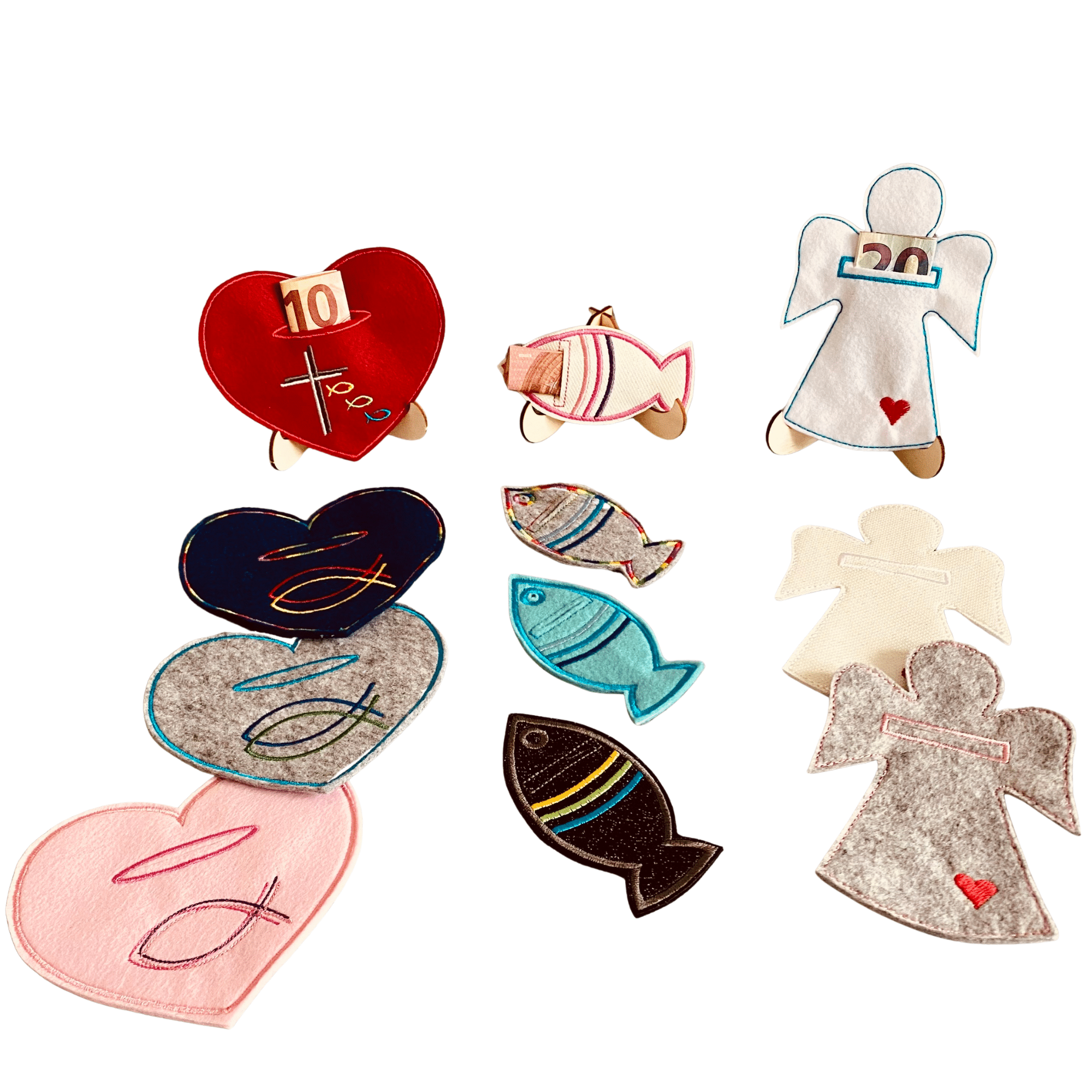 Geldgeschenk mit christlichen Motiven