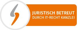 juristisch betreut durch die IT-Recht Kanzlei München